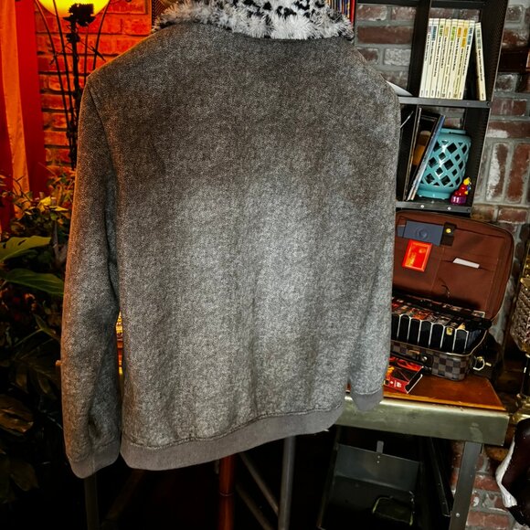 JOHN VARVATOS Faux Leopard Print Bomber "Monteiro" JACKET (sz. IT 48) - Picture 9 of 10